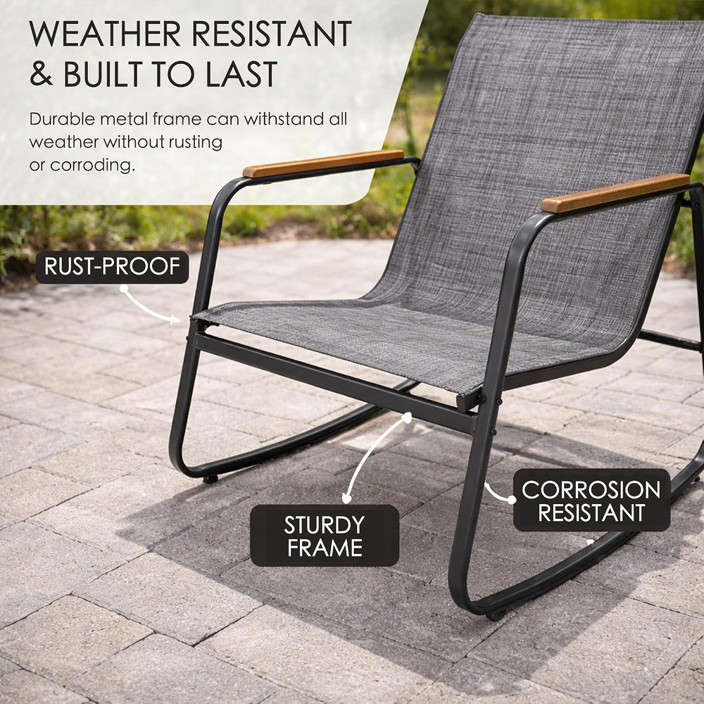 Kozyard 4-Piece Outdoor Patio Furniture Set with Textilene Chairs