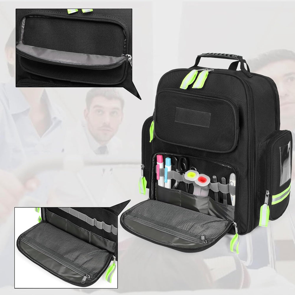 Gatycallaty First Aid Backpack Emergency Medical Backpacks Empty Waterproof S...