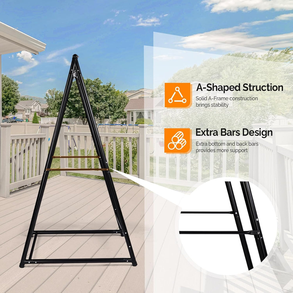 Hammock Chair Stand, Heavy Duty Steel Stand with Stable Construction, 660 LBS...
