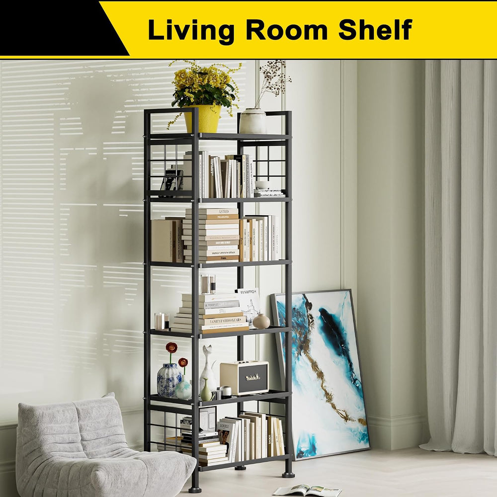 GIOTORENT 6-Wire Garage Shelving Storage Shelves, Metal Shelving Unit Pantry ...