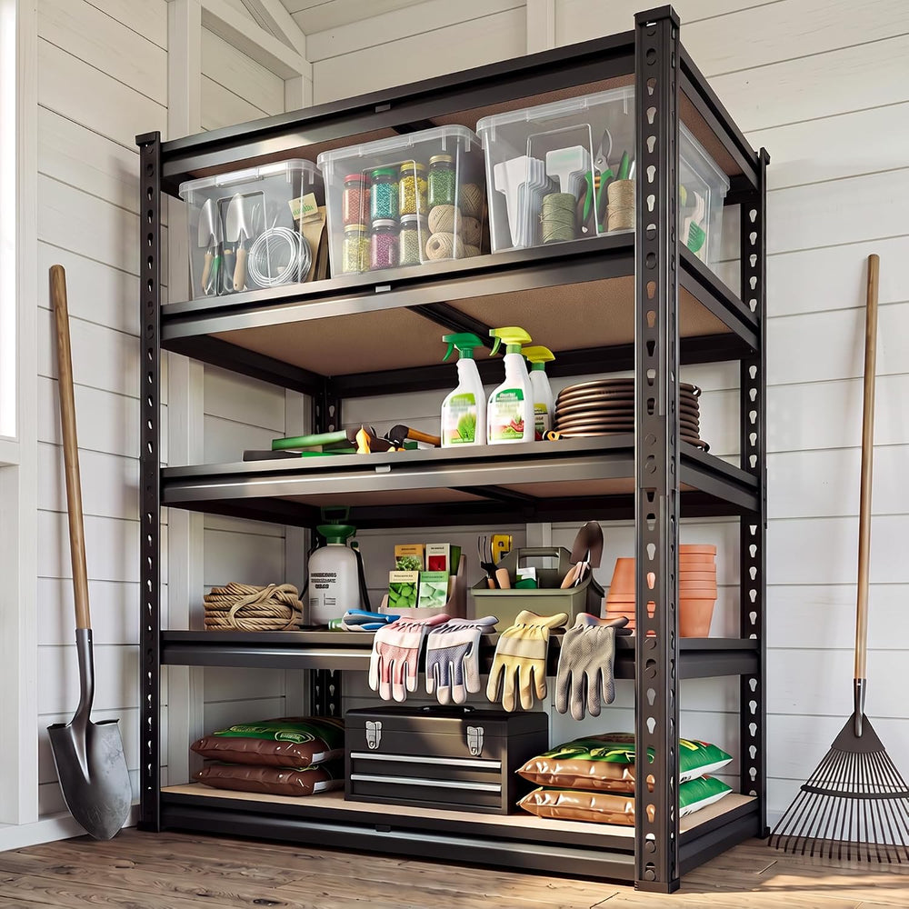 REIBII 40" W Storage Shelves Load 2500Lbs for Garage Pantry Closet Kitchen