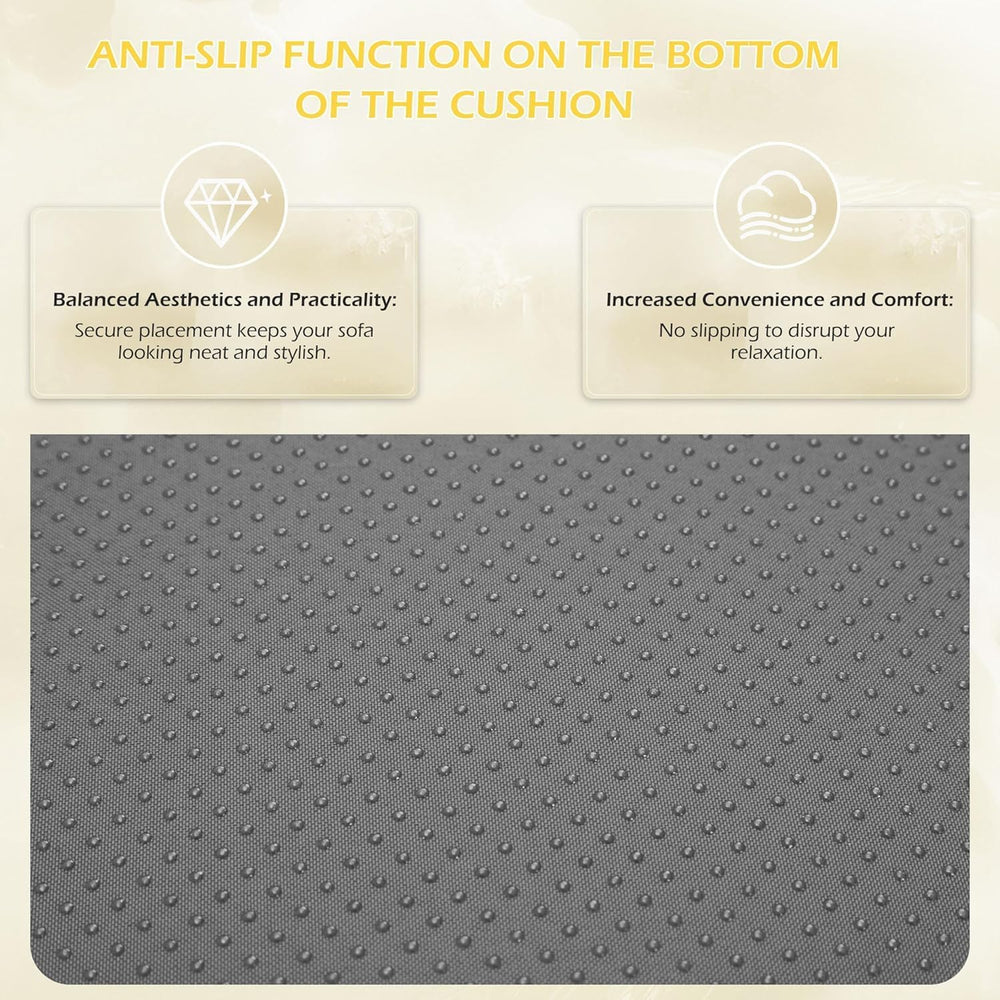 HOMREST Outdoor Replacement Cushions for Patio Furniture,Water-Repellent Sofa...