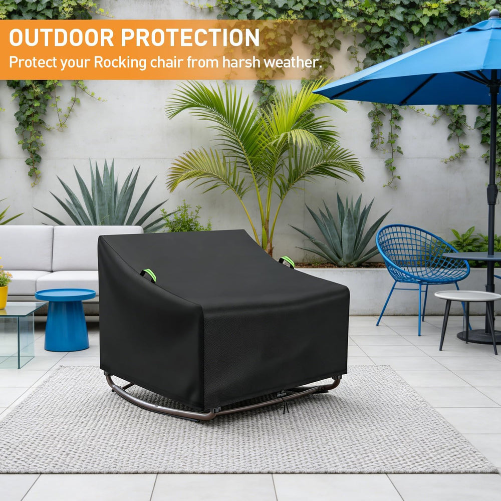 Outdoor Papasan Rocking Chair Cover Waterproof, 41x45x31"