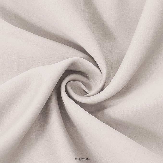 Waterproof Outdoor Curtain W84 x L84 - Grommet Top Sunlight Blocking Window T...