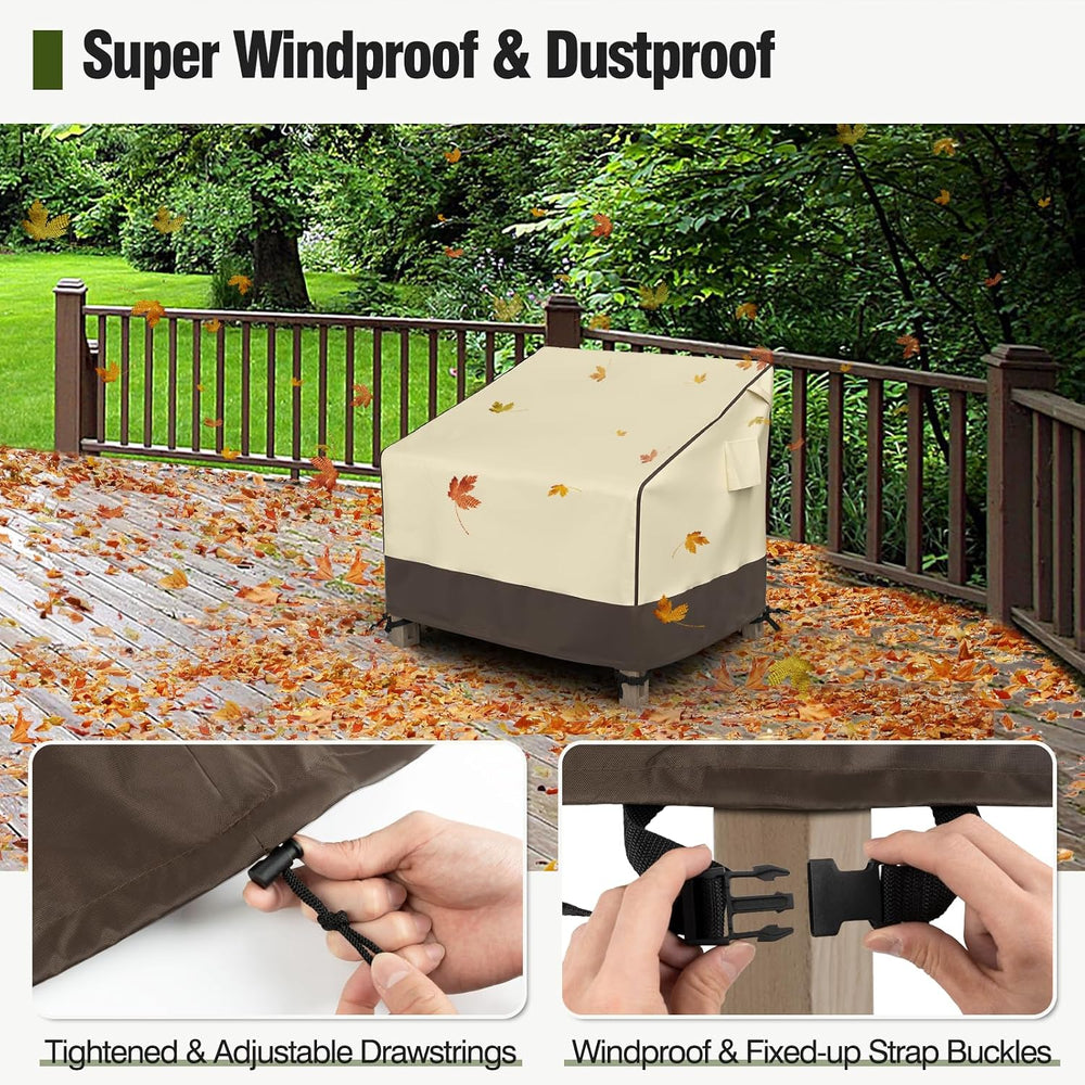 MR. COVER Patio Chair Covers Waterproof, Outdoor Furniture Covers for Rocking...