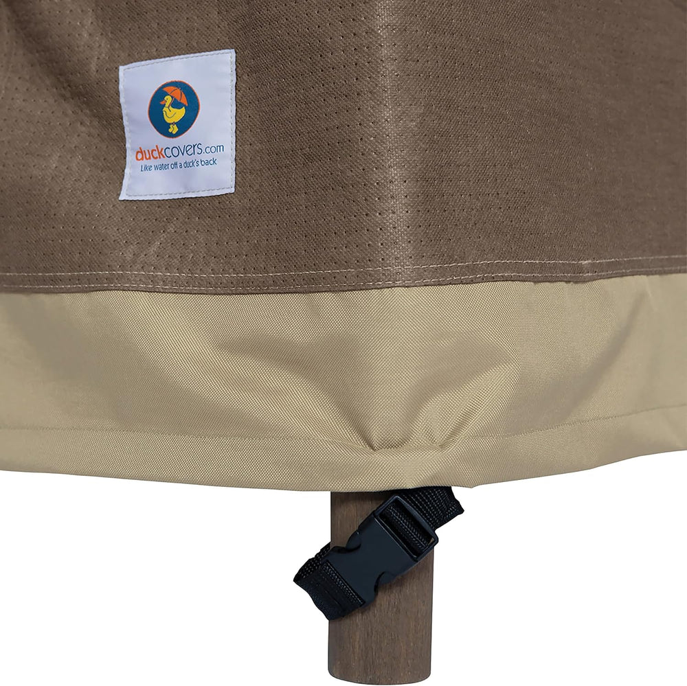 DUCKCOVERS Elegant Water-Resistant 104 Inch Patio Sofa Cover, Patio Furniture...