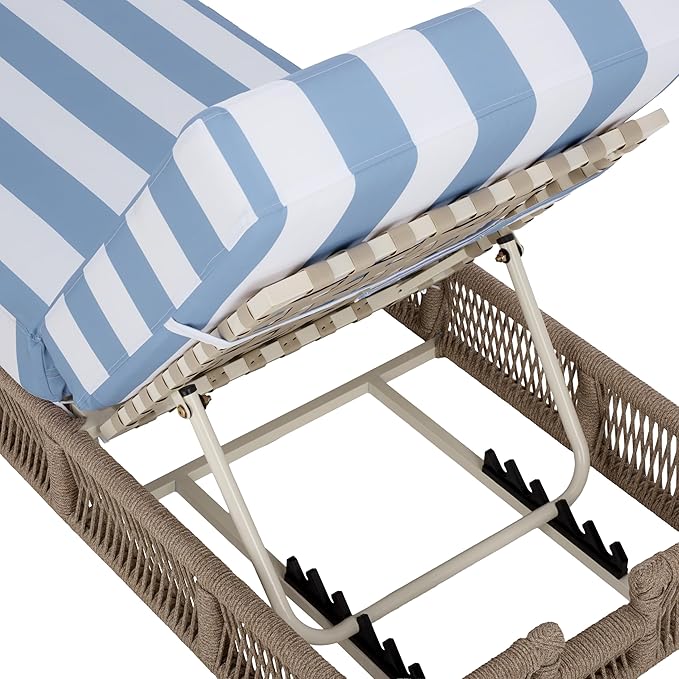 SAFAVIEH Outdoor Patio Furniture Collection - Gillian Heather Tan Rope Daybed...