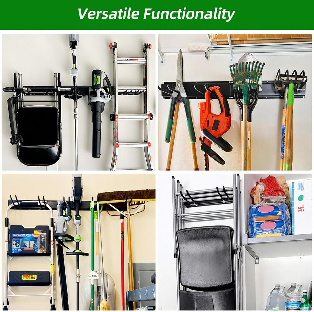 PIYILO Garage Wall Organizer, 48 inches Adjustable Garden Tool Organizer