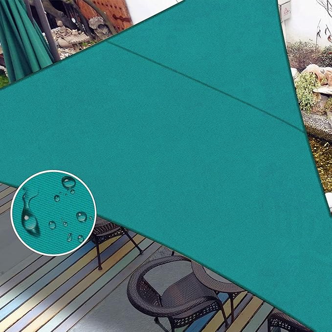 LOVE STORY Right Triangle 7'x8'x10.6' Waterproof Sun Shade Sail C...