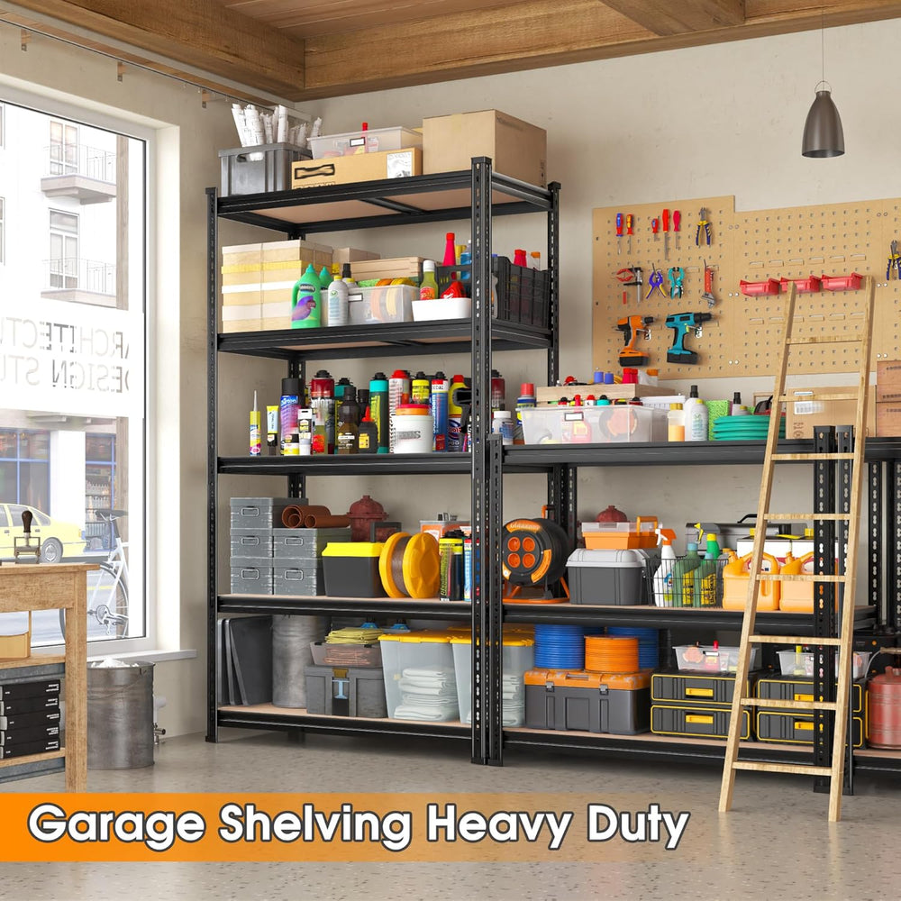 REIBII 2400LBS Garage Shelving,36" Wx16" Dx72" H Shelves for B...