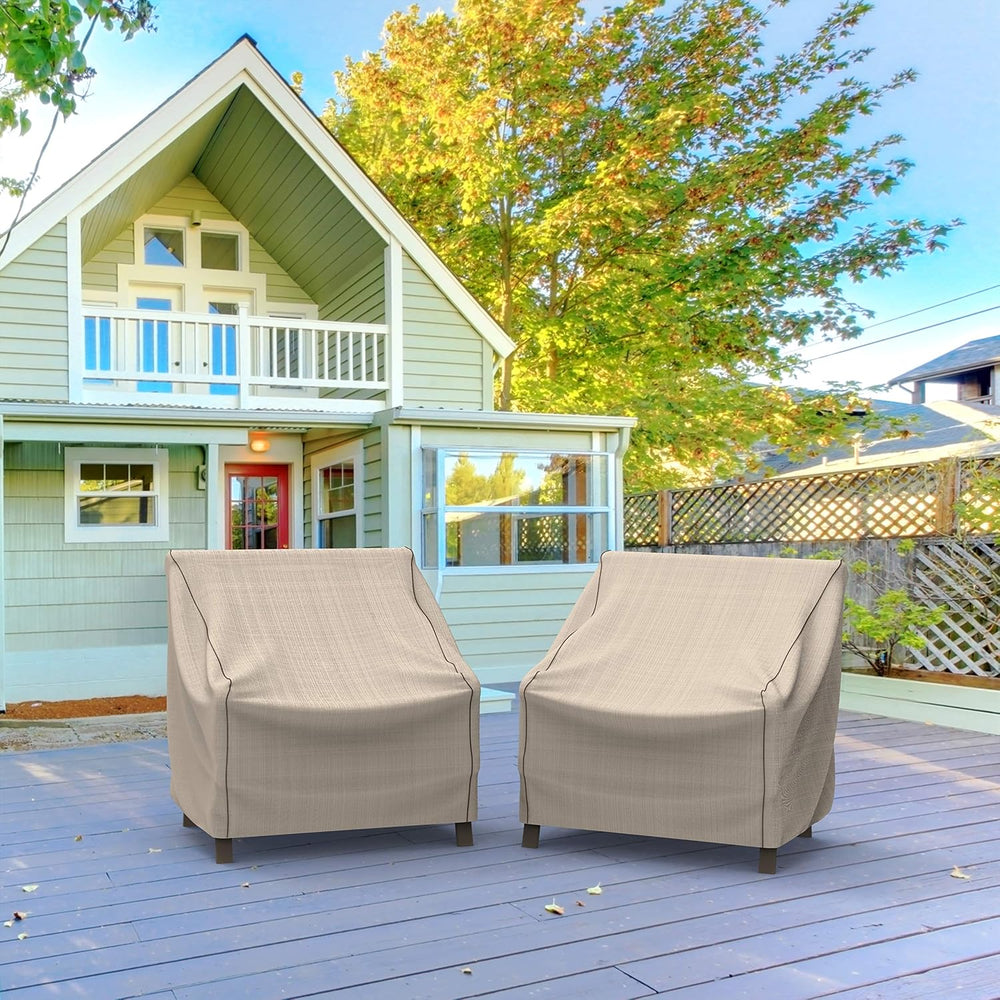 Budge English Garden Patio Chair Cover, Medium, 2-Pack