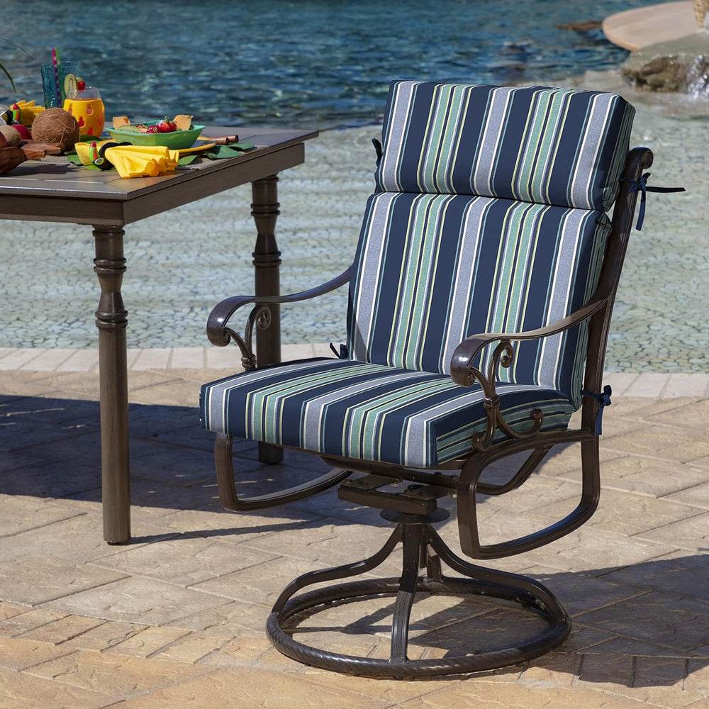 ARDEN Outdoor Chair Cushion, 21 x 20, Rain-Proof, Fade Resistant