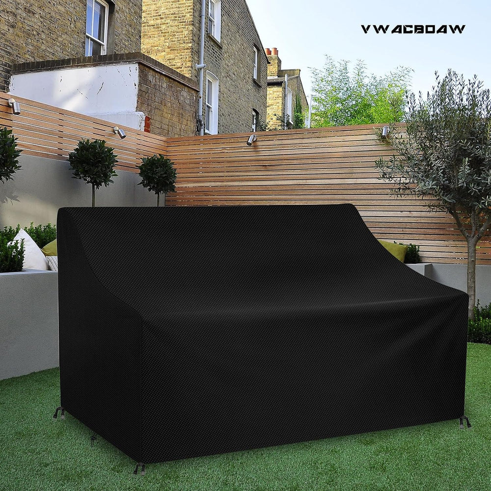 Outdoor Glider Bench Cover with Buckle, Waterproof 2-Person Patio Rocking Cha...