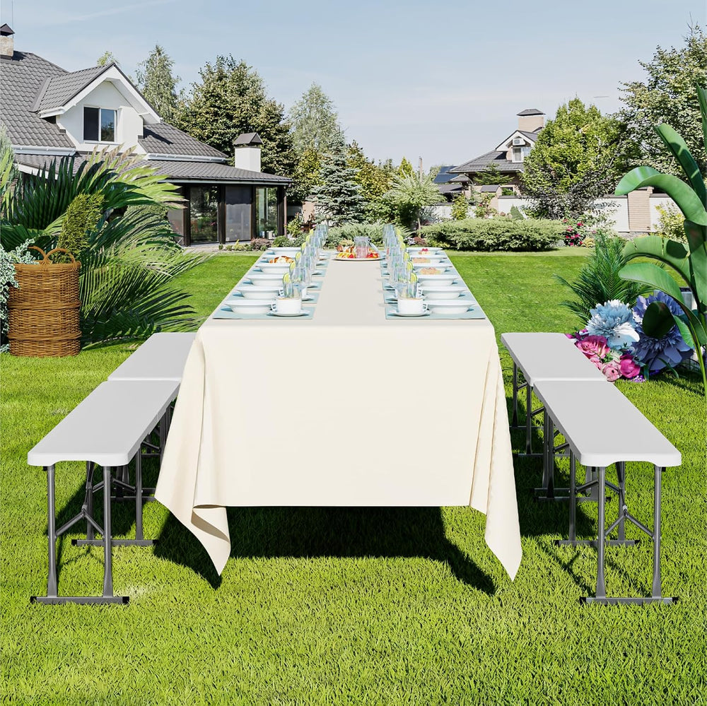 6ft Folding Bench 2 Pack for Picnic Party Camping, 650lbs Capacity