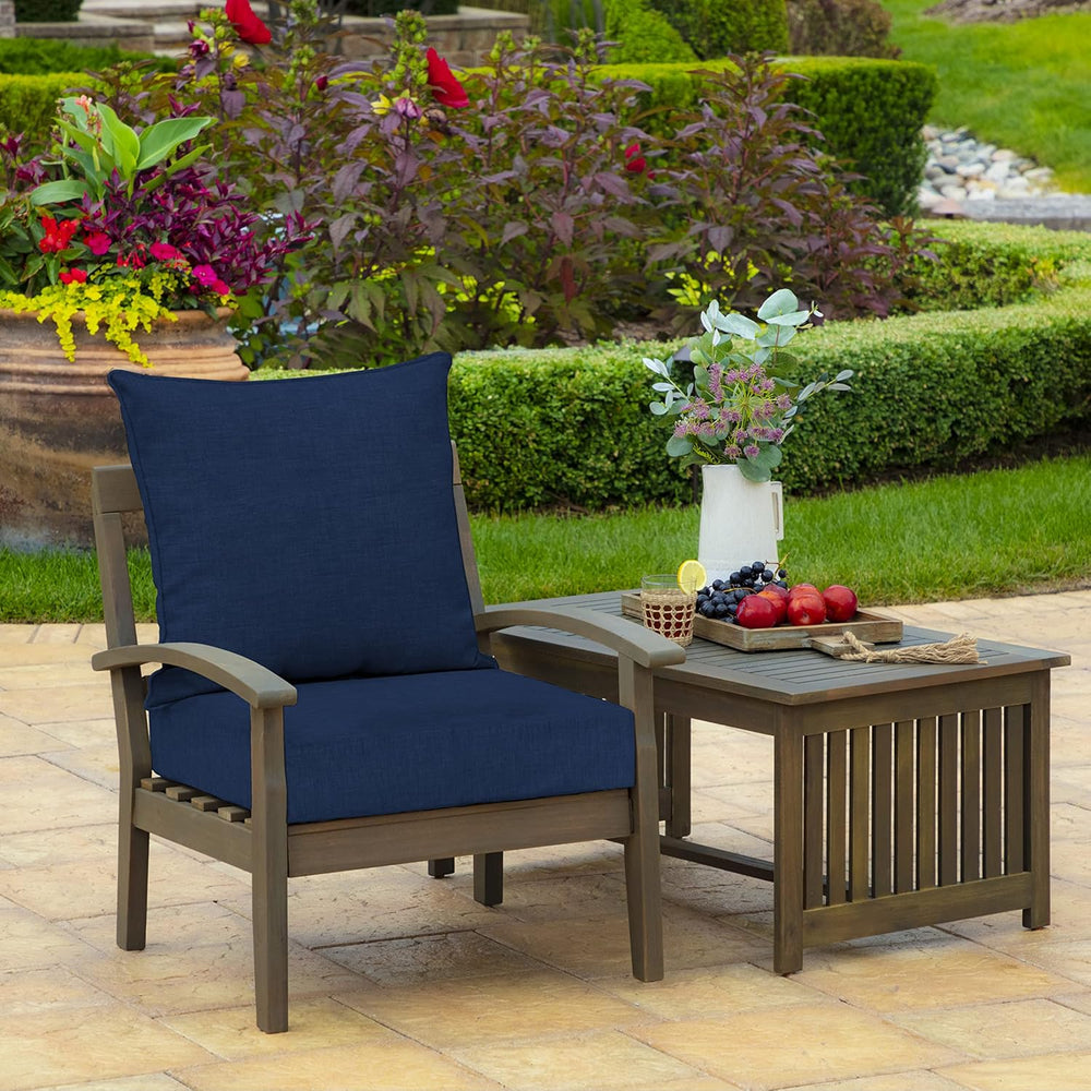 ARDEN Outdoor Deep Seat Cushion Set, 22 in x 24 in, Weather-Proof, Rain-Proof...