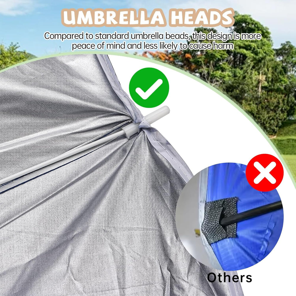 Replacement 70 Inches Umbrella Compatible with Little Tikes Picnic Table, Por...
