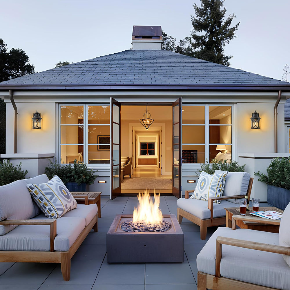 2-Pack Outdoor Wall Lights, Porch Lights, Waterproof Outdoor Wall Sconce, Ext...