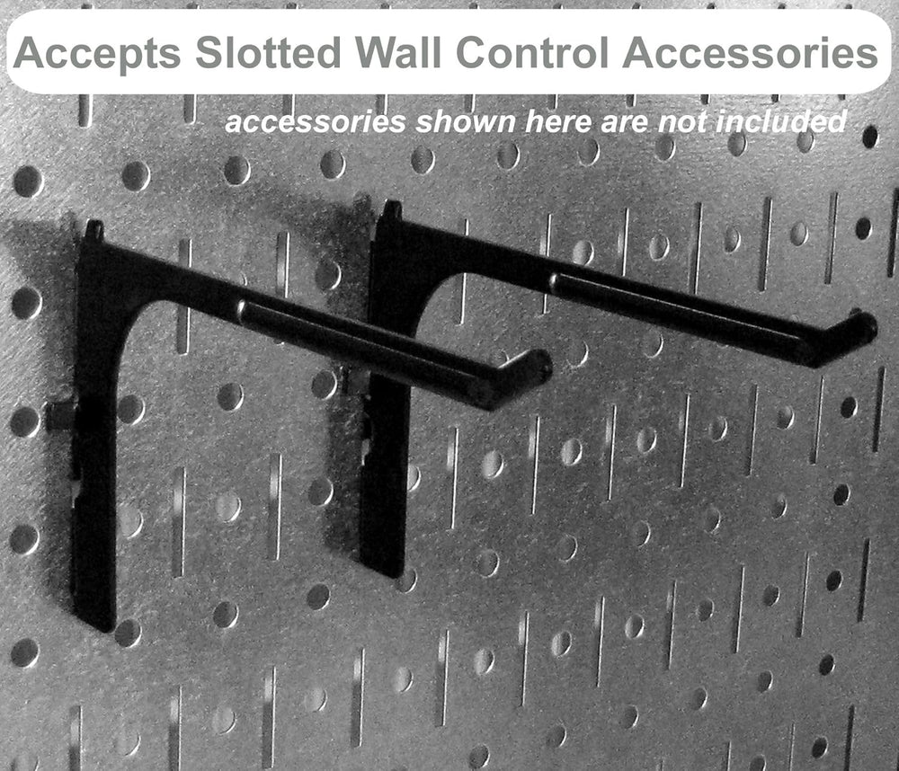 Wall Control Pegboard Organizer 4 ft. Metal Pegboard Standard Tool Storage Ki...