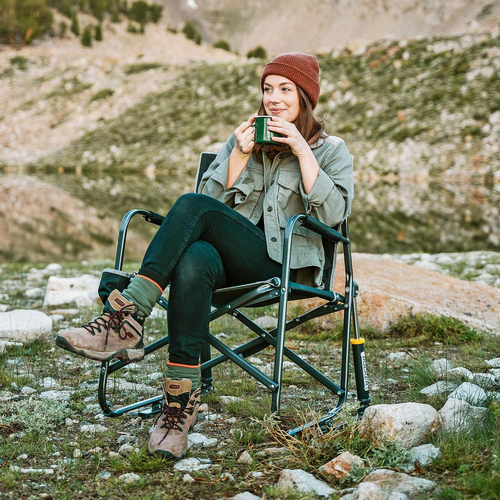 GCI Outdoor Freestyle Rocker Camping Chair - Black
