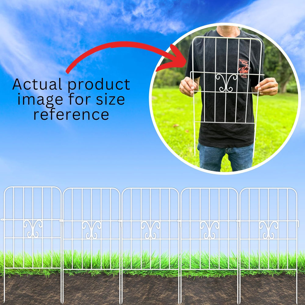 ShopLaLa Animal Barrier Fence (20 Panels) 12inx24in Decorative Fencing