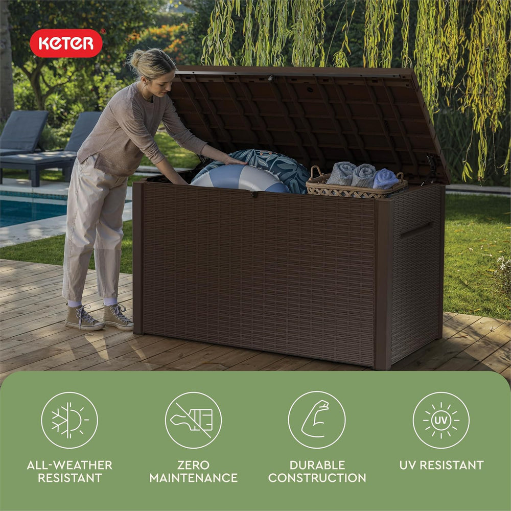 Keter Luma 230 Gallon Deck Box Storage