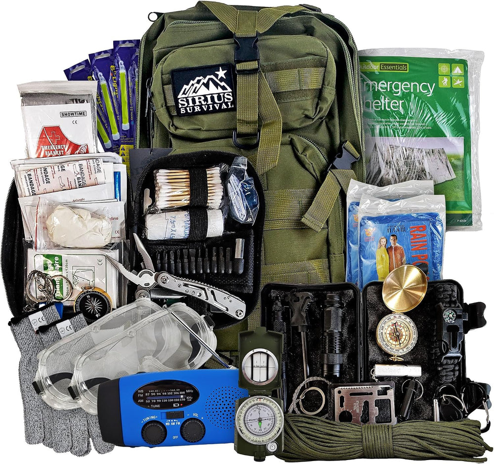 Bug Out Bag Backpack Bugout Kit Great for Family - Survival Backpack for Eart...