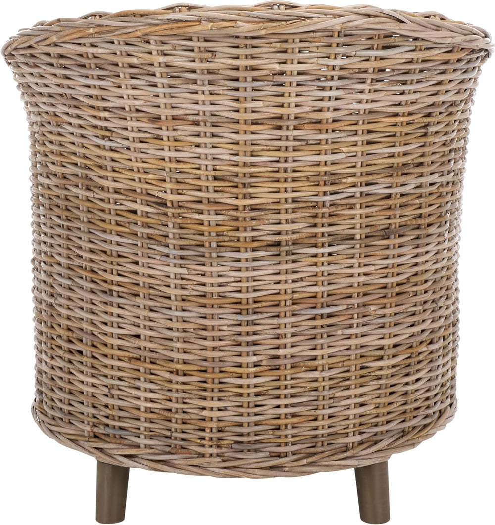 SAFAVIEH Omni Barrel Wood Accent Chair, 30" FOX6501C