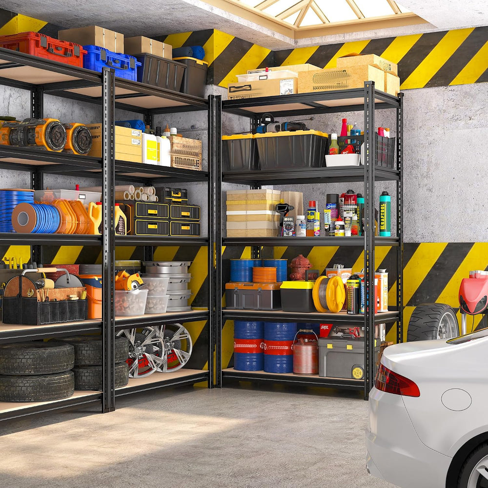 REIBII 2400LBS Garage Shelving,36" Wx16" Dx72" H Shelves for B...