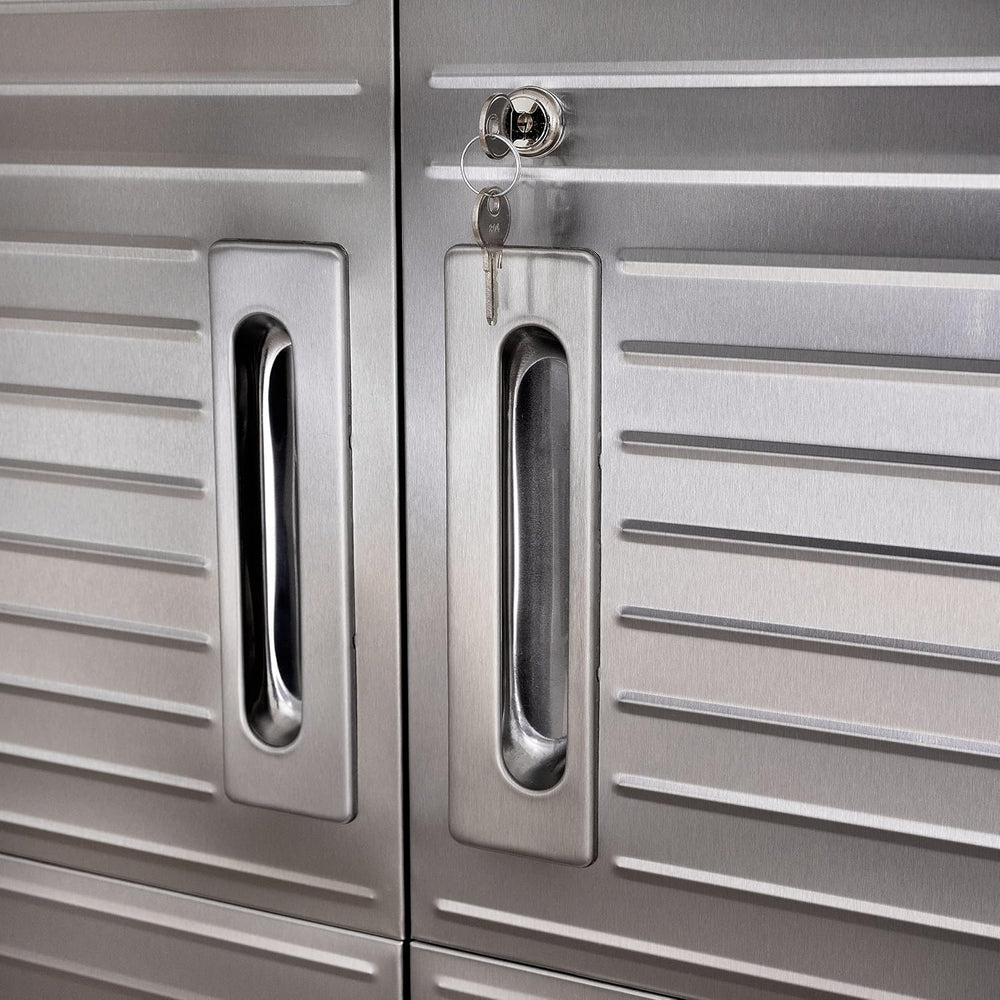 Seville Classics UltraHD 2-Piece Heavy Duty Mega Solid Steel Metal 2-Door Loc...