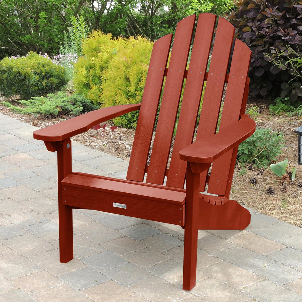 Highwood Classic Westport Adirondack Chair, Rustic Red