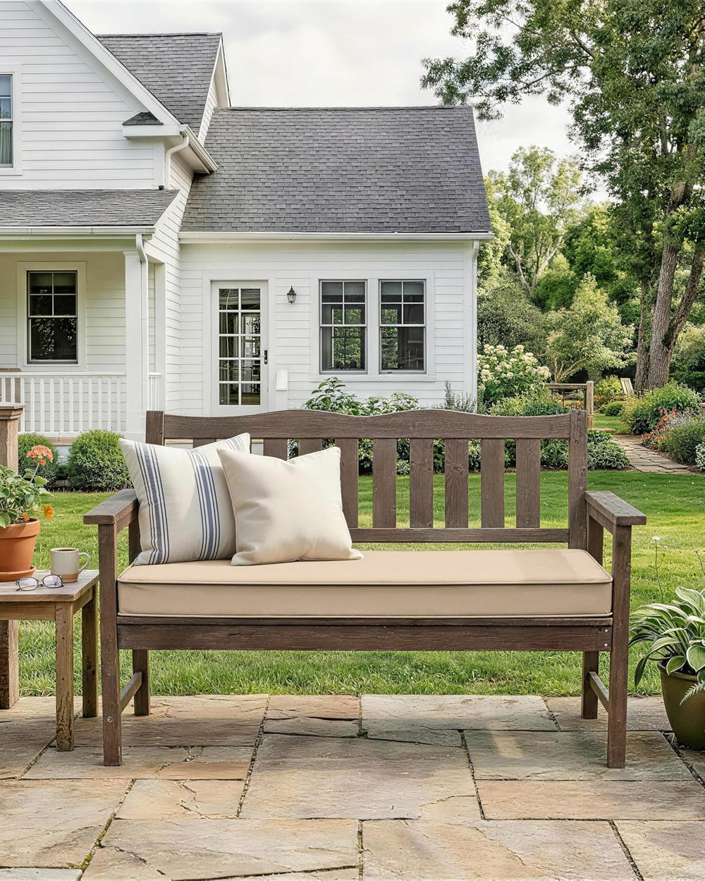 Outdoor Bench Cushions for Patio Furniture 36 X 18 Inch Water-Resistant &...