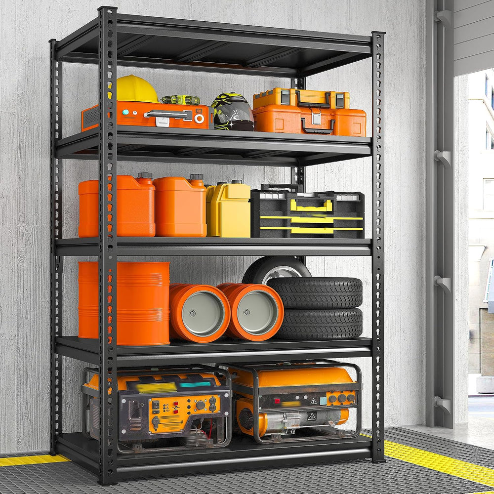 REIBII 72"H Garage Shelving Load 2500Lbs for Homeowners and Commercial Use