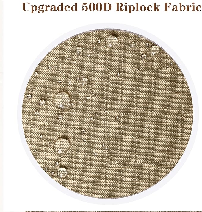 SCOCANOPY Beige Ripstop Replacement Cover Fit for Home Depot Hampton Bay Perg...