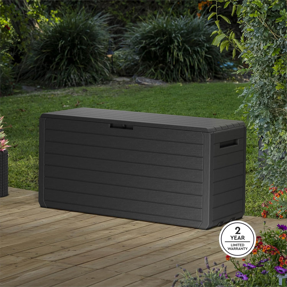 Keter Atlas 70 Gal Outdoor Storage Box for Patio and Pool Accessories