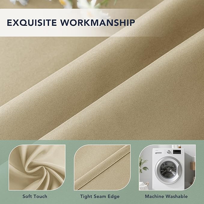Outdoor Curtains for Patio Waterproof - 6 Panels Privacy Weatherproof Outside...