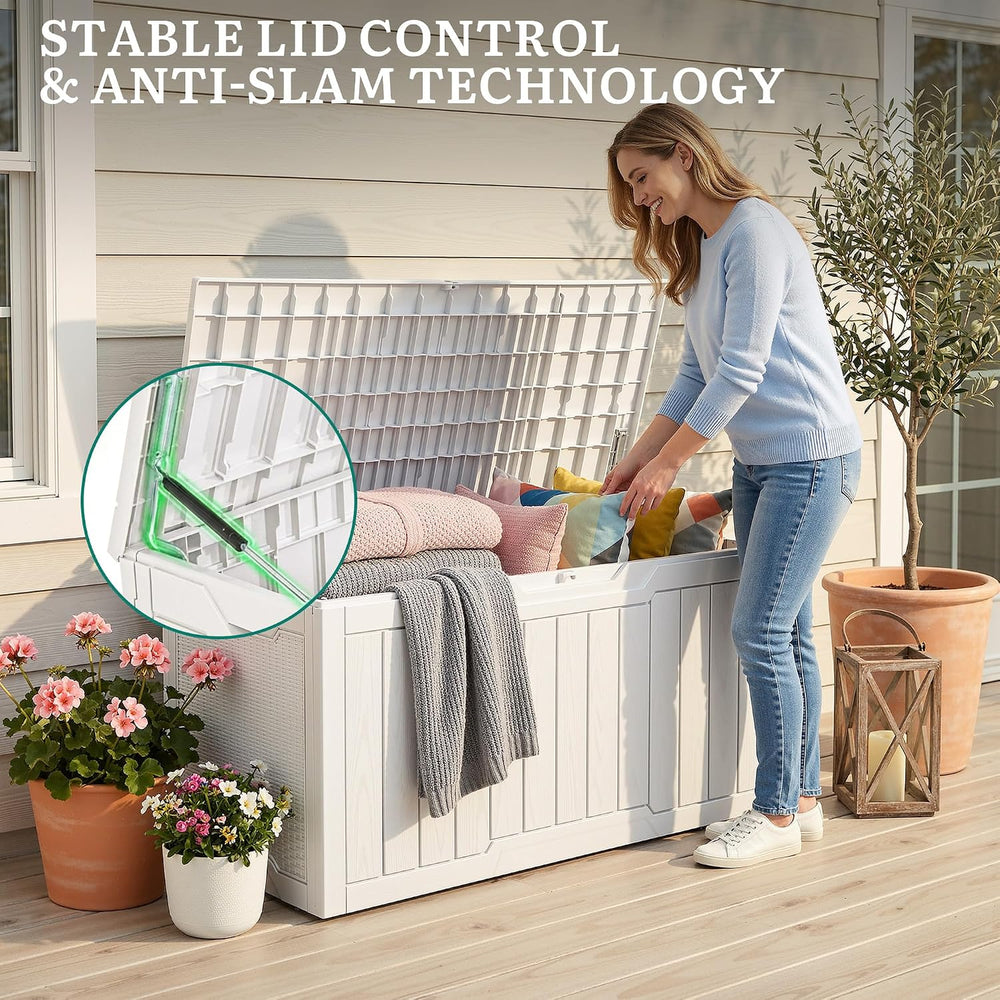 YITAHOME 100 Gallon Large Outdoor Deck Box