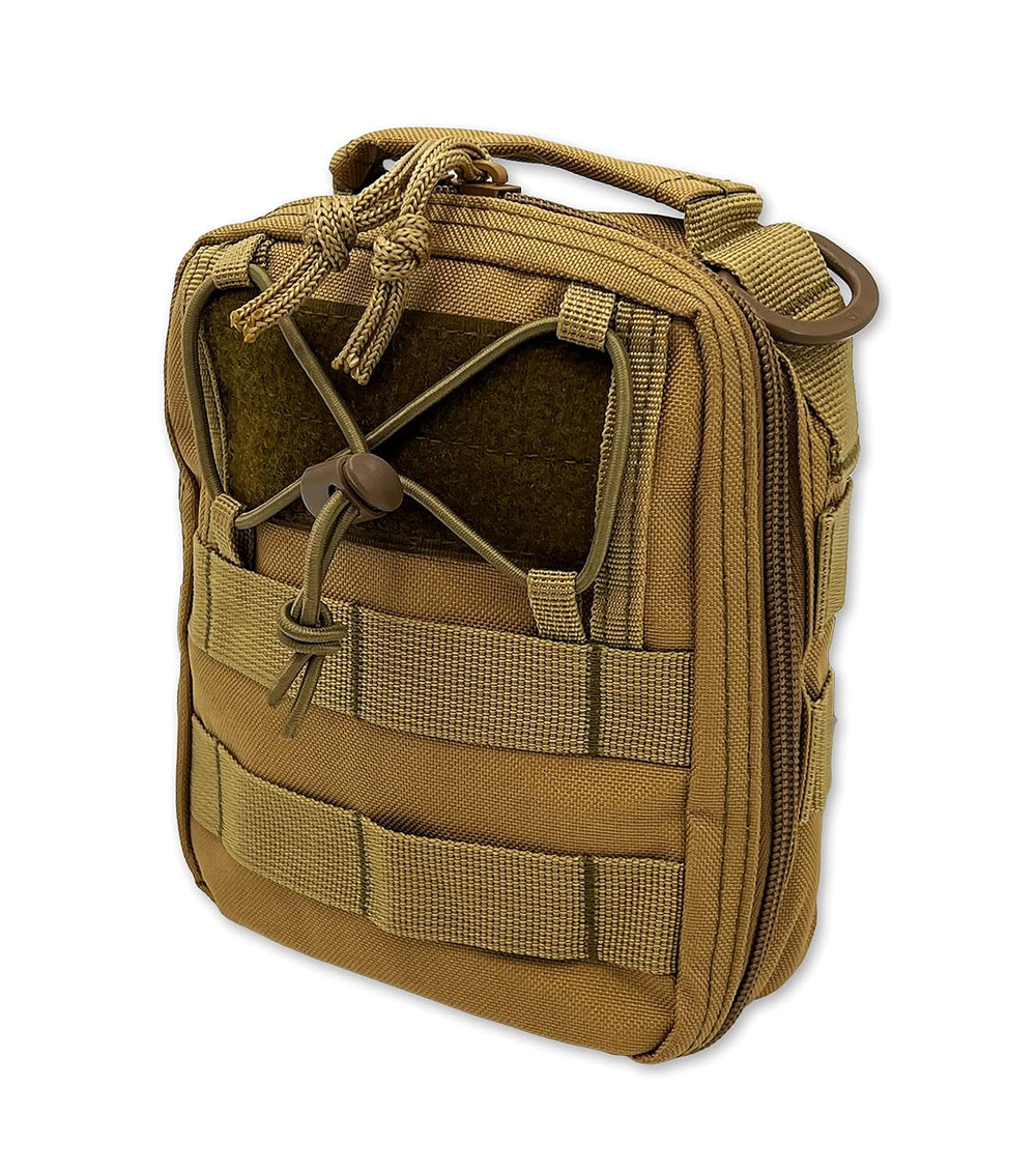 Lightning X Gunshot Trauma/Hemorrhage Control Kit in MOLLE IFAK Pouch - TAN