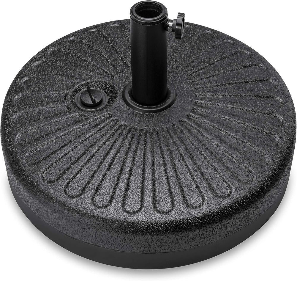 Best Choice Products Fillable Umbrella Base Stand Round Sunburst Plastic Pati...