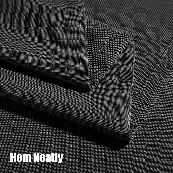 BONZER Outdoor Waterproof Curtains for Patio Extra Wide Grommet Light Filteri...