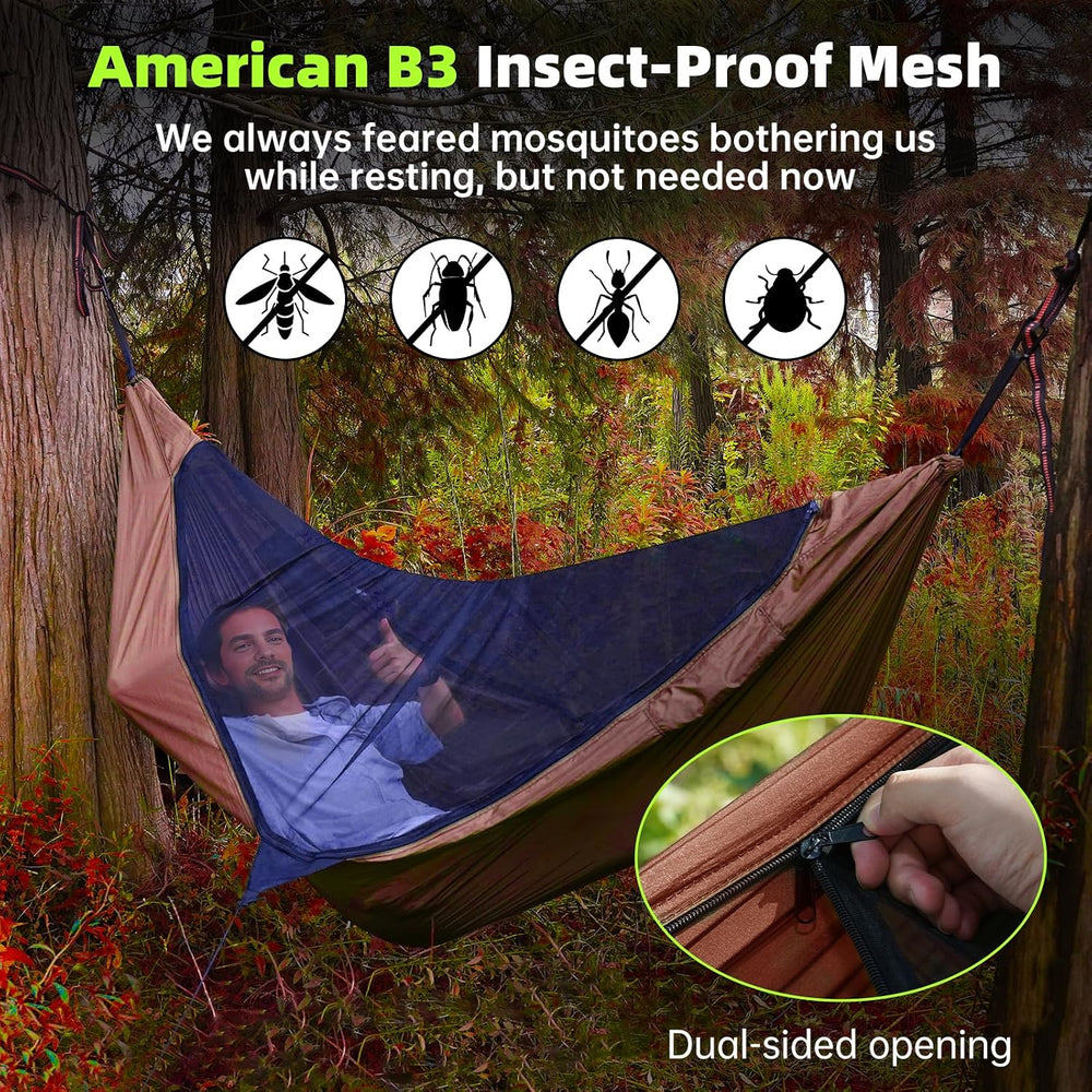 Camping Hammock Mosquito Net with Rain Fly