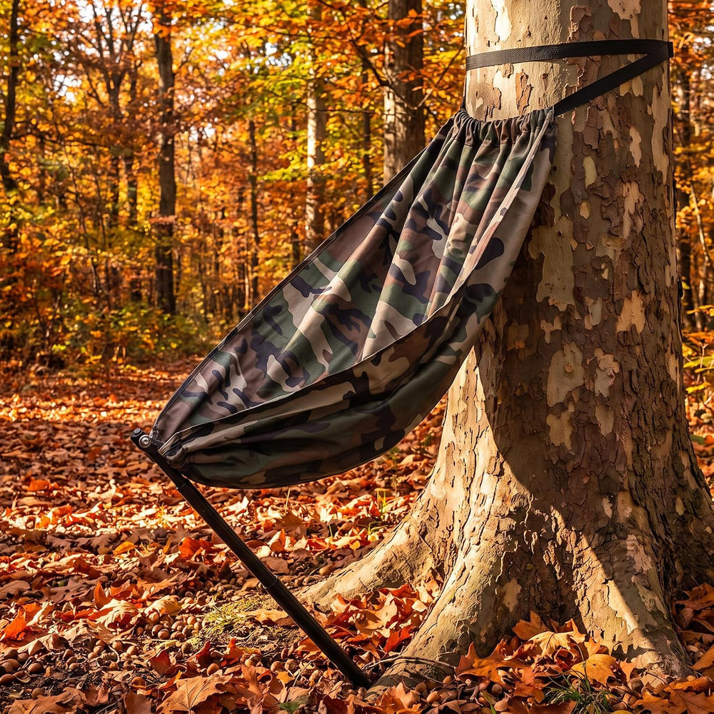 Camo Tree Chair Hammock Seat Hunting Chair Portable and Light Weight Camping ...