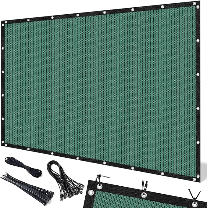 Artpuch 90% Sun Shade Cloth, 12 x 12 FT Pergola Shade Cover Canopy with Gromm...