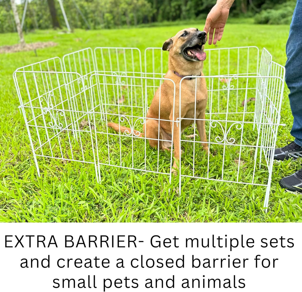 ShopLaLa Animal Barrier Fence (20 Panels) 12inx24in Decorative Fencing