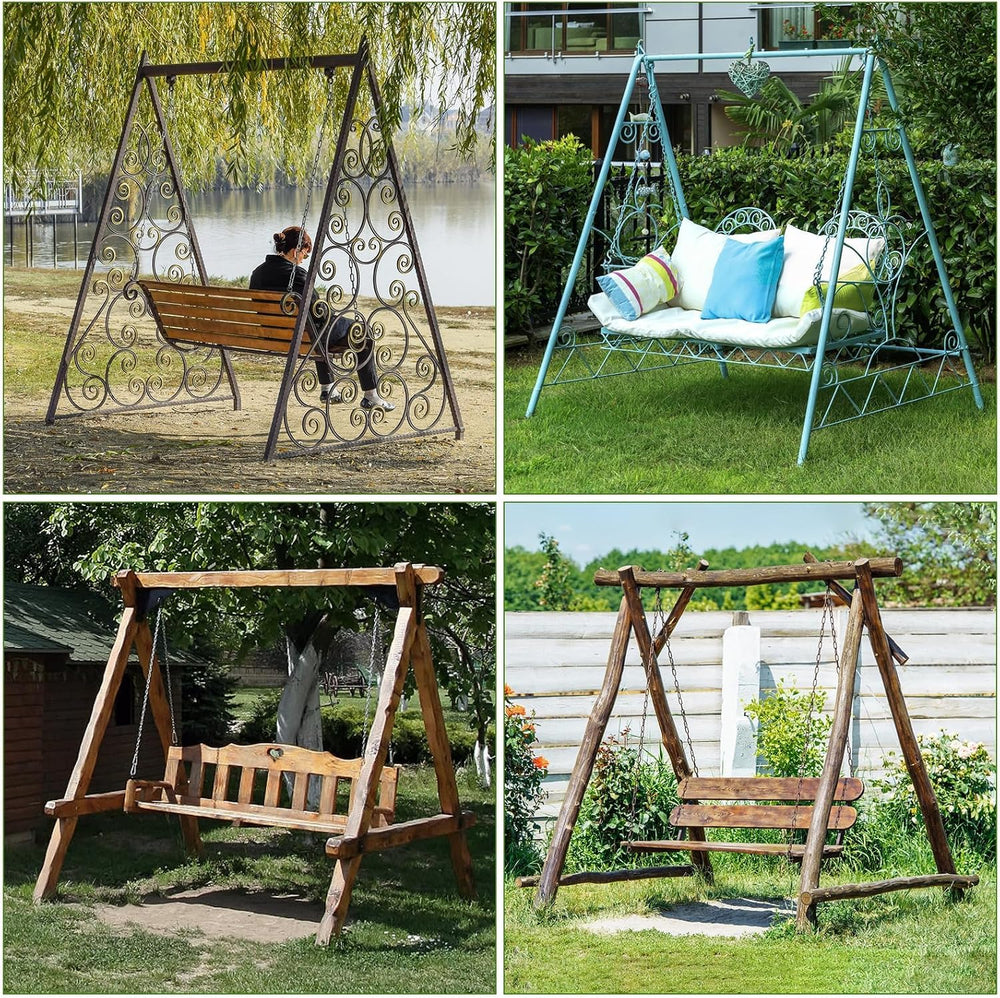 Kasla Outdoor Swing Cover for A Frame Patio Swing, 81"L×57"W×70"H