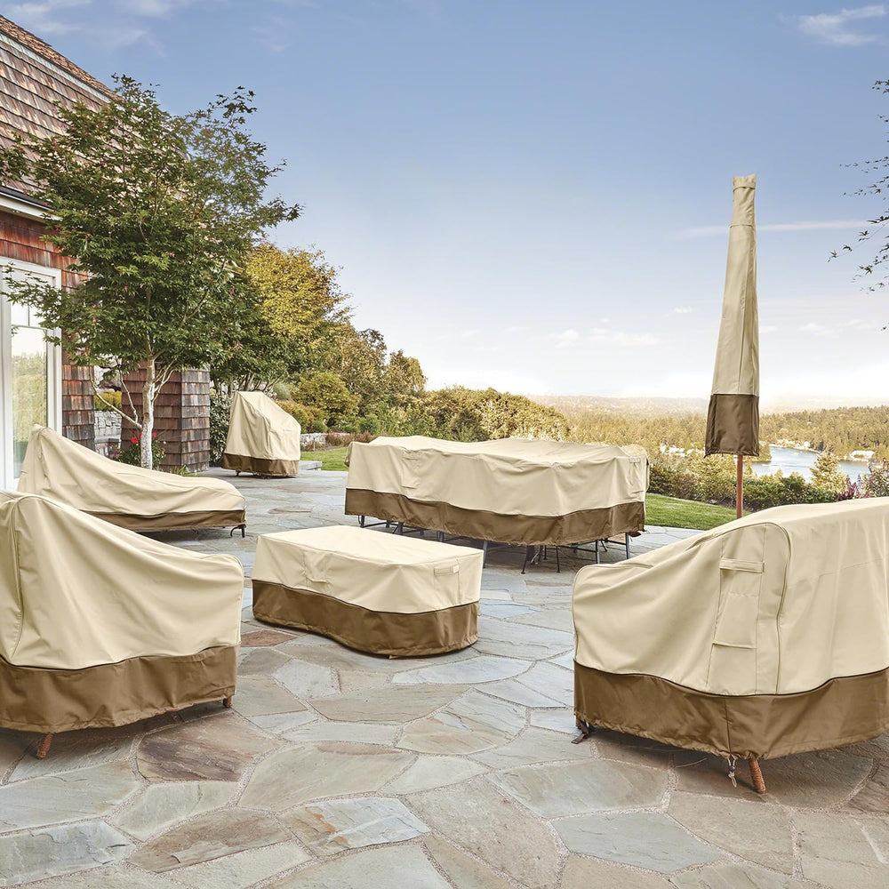 Classic Accessories Veranda Water-Resistant 45.5 Inch Patio Cushion and Cover...