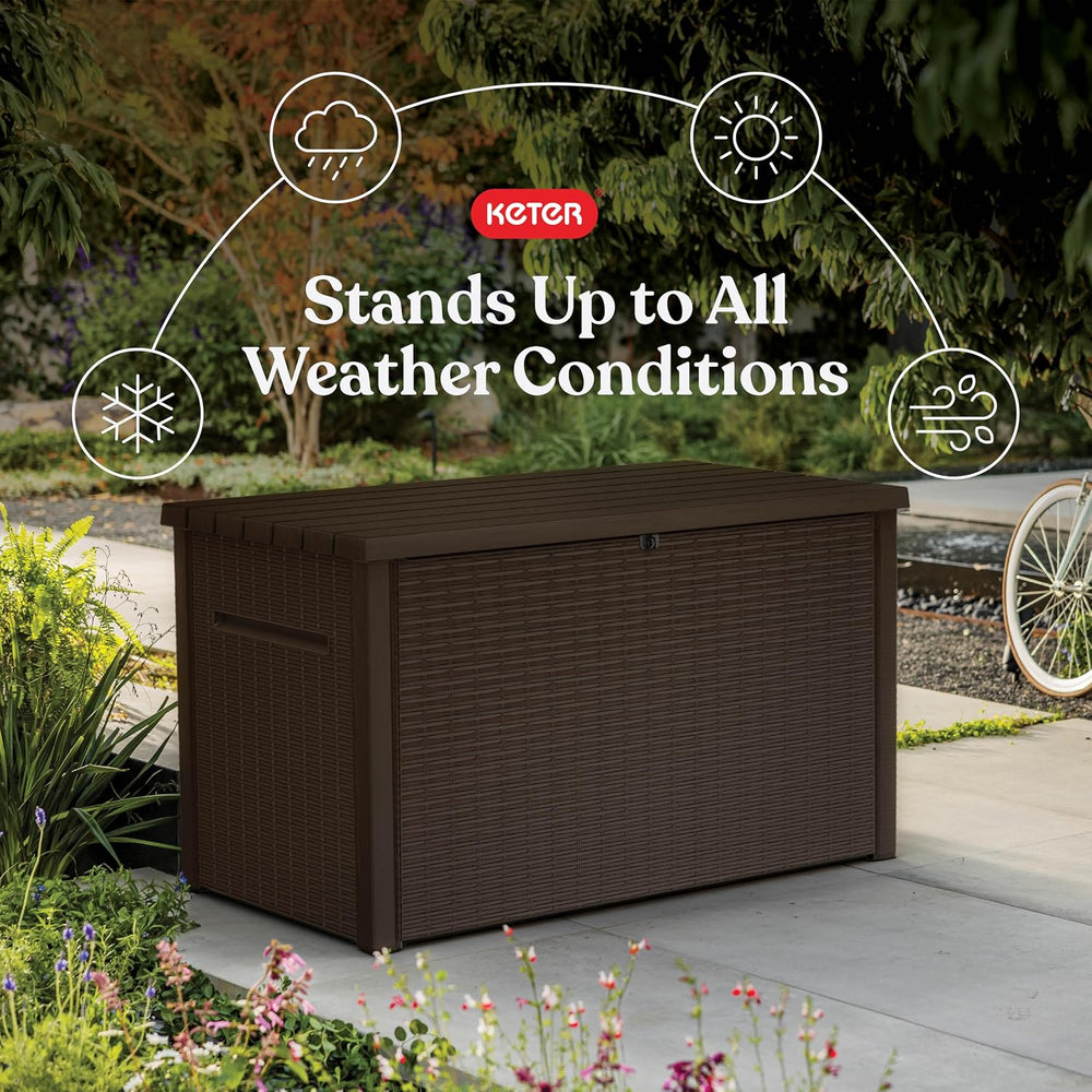 Keter Luma 230 Gallon Deck Box Storage