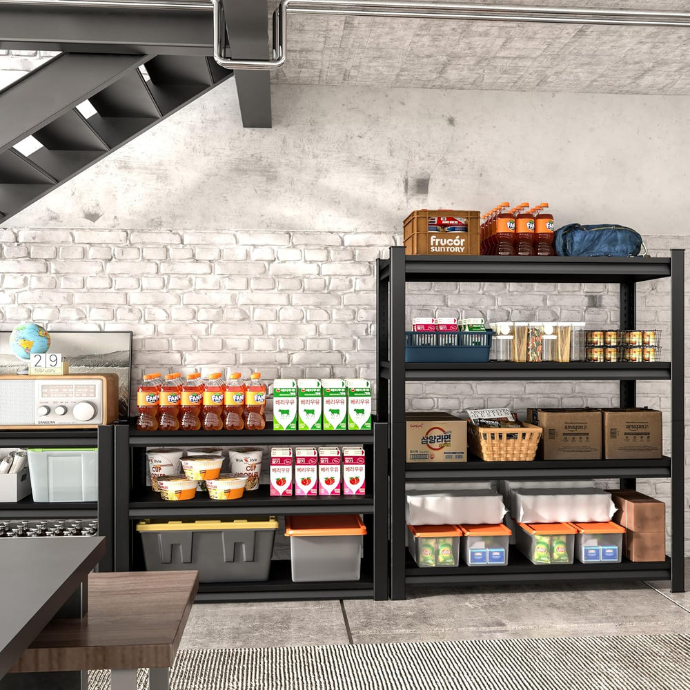 48" W Garage Shelving Heavy Duty, 2200LBS Loads Adjustable Garage Storag...