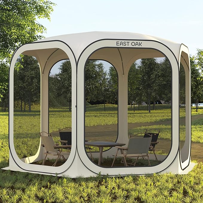 East Oak Screen House Tent Pop-Up, Portable Screen Room Canopy Instant Screen...