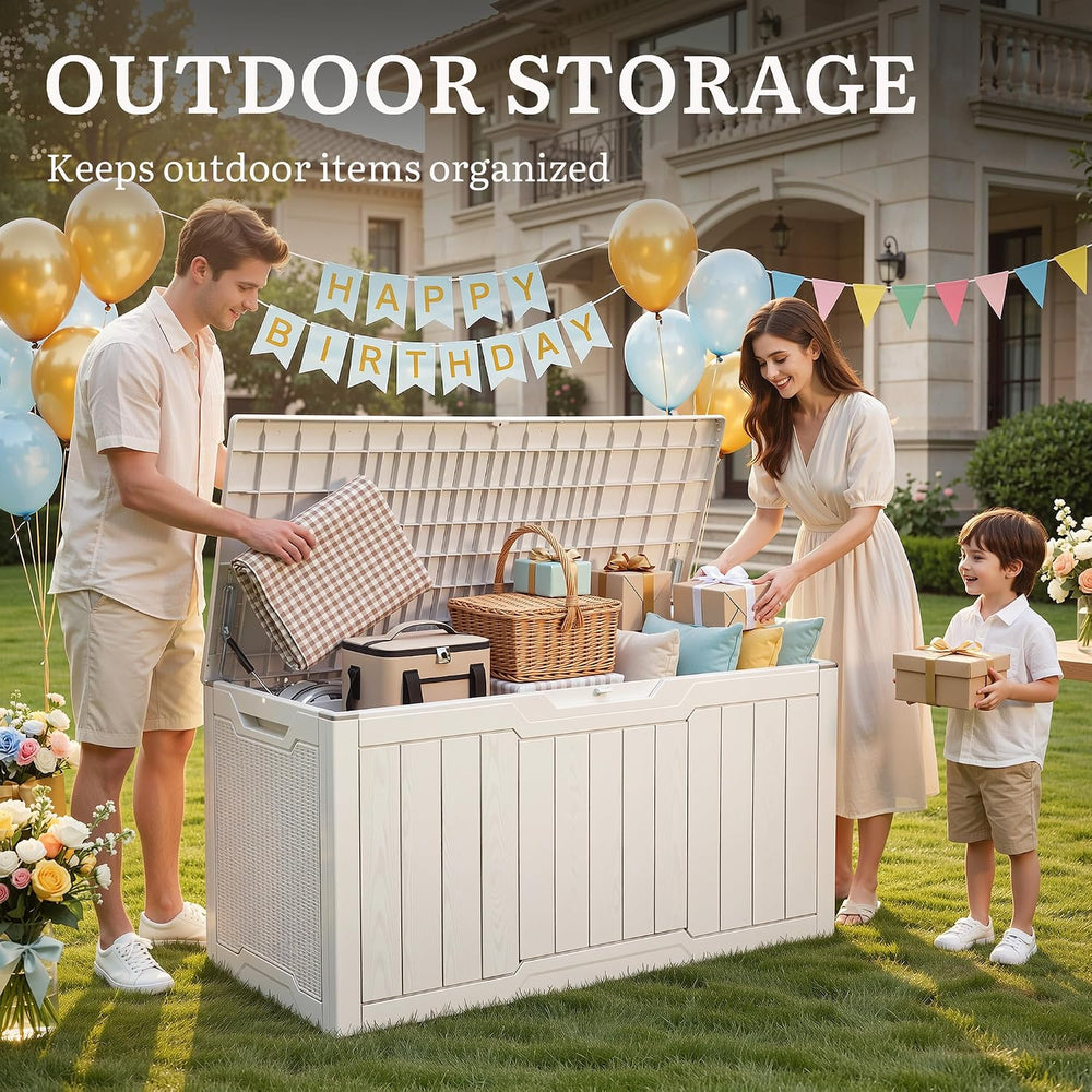 YITAHOME 100 Gallon Large Outdoor Deck Box