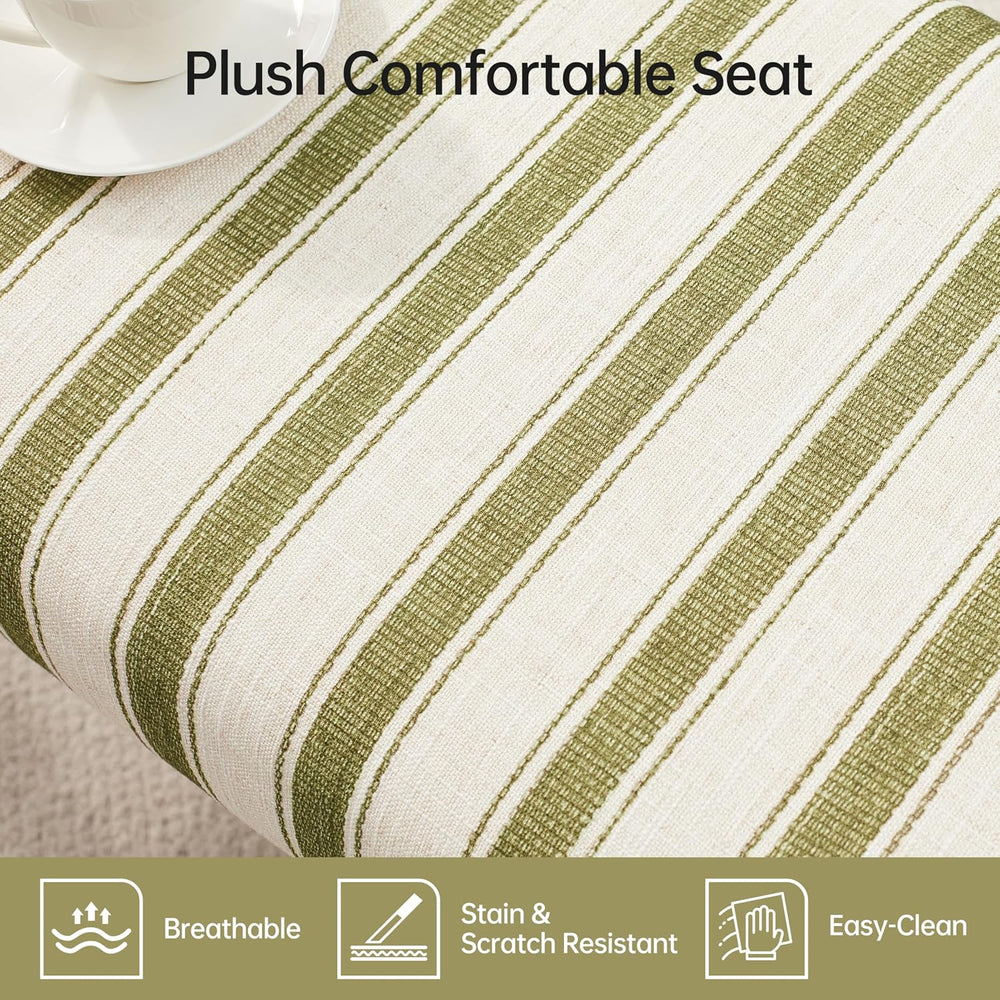 VKNOW 41.3'' Upholstered Entryway Bench, End of Bed Bench with Cushion
